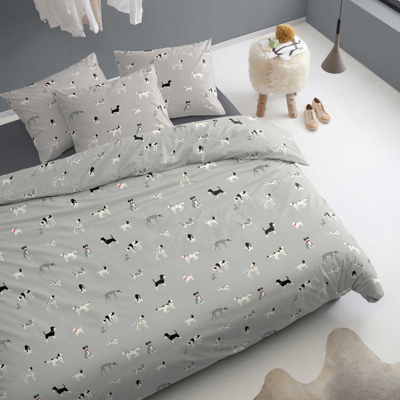 Df Walker Grey King Size