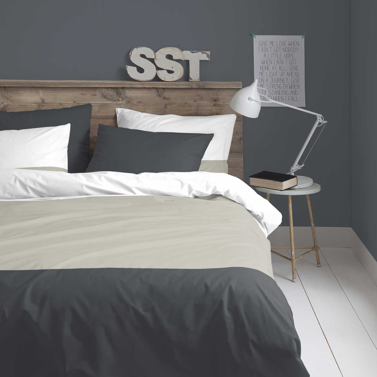 Df Kraft Grey King Size